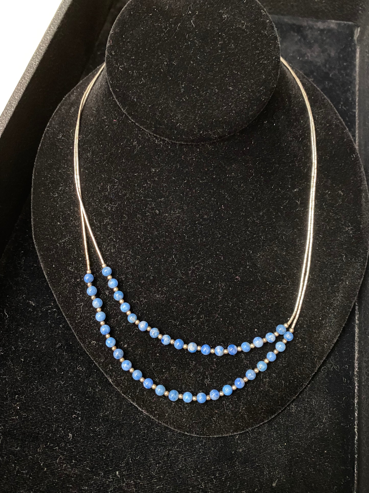 Carolyn Pollack Relios Lapis Sterling Necklace