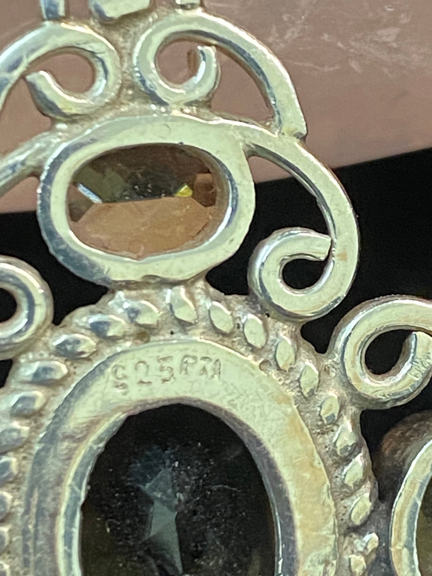 925/Citrine/SmQu Pend 1219