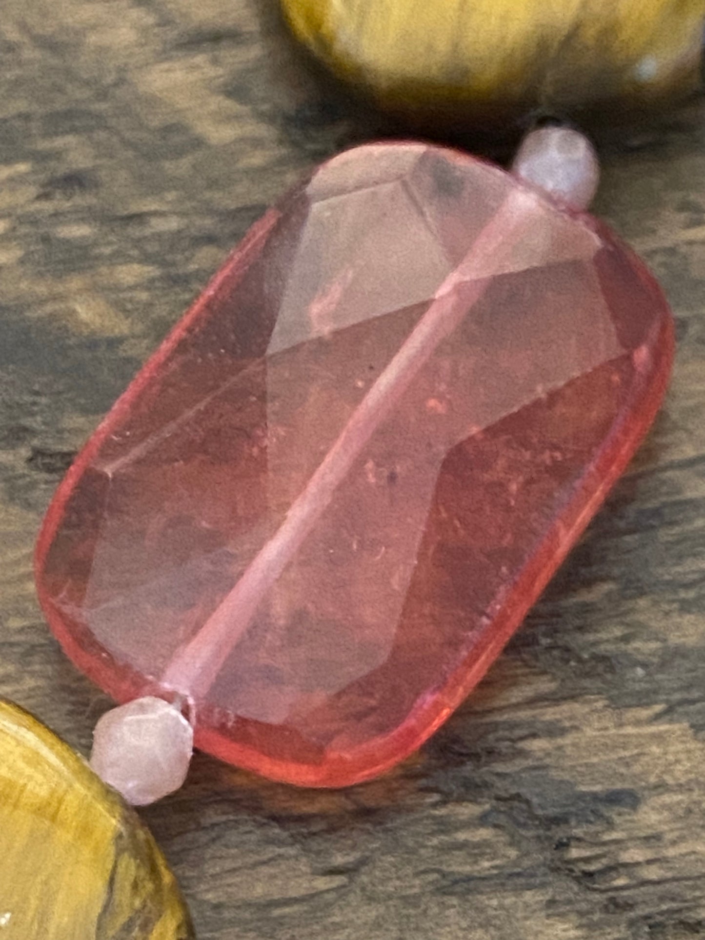 Tiger's Eye and Pink Quartz Necklace
