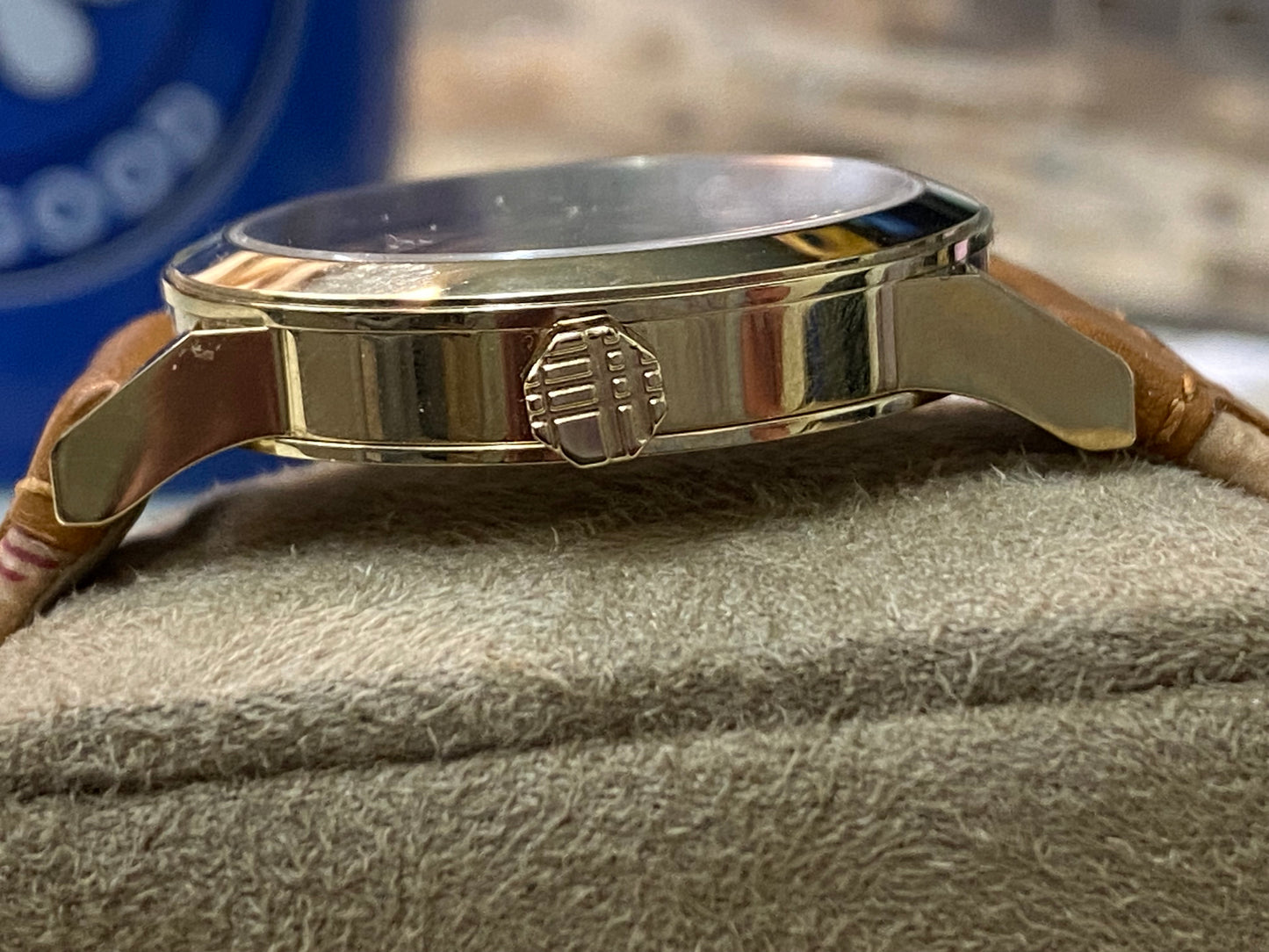 Burberry Champagne The City Women's Wristwatch (AUTH)