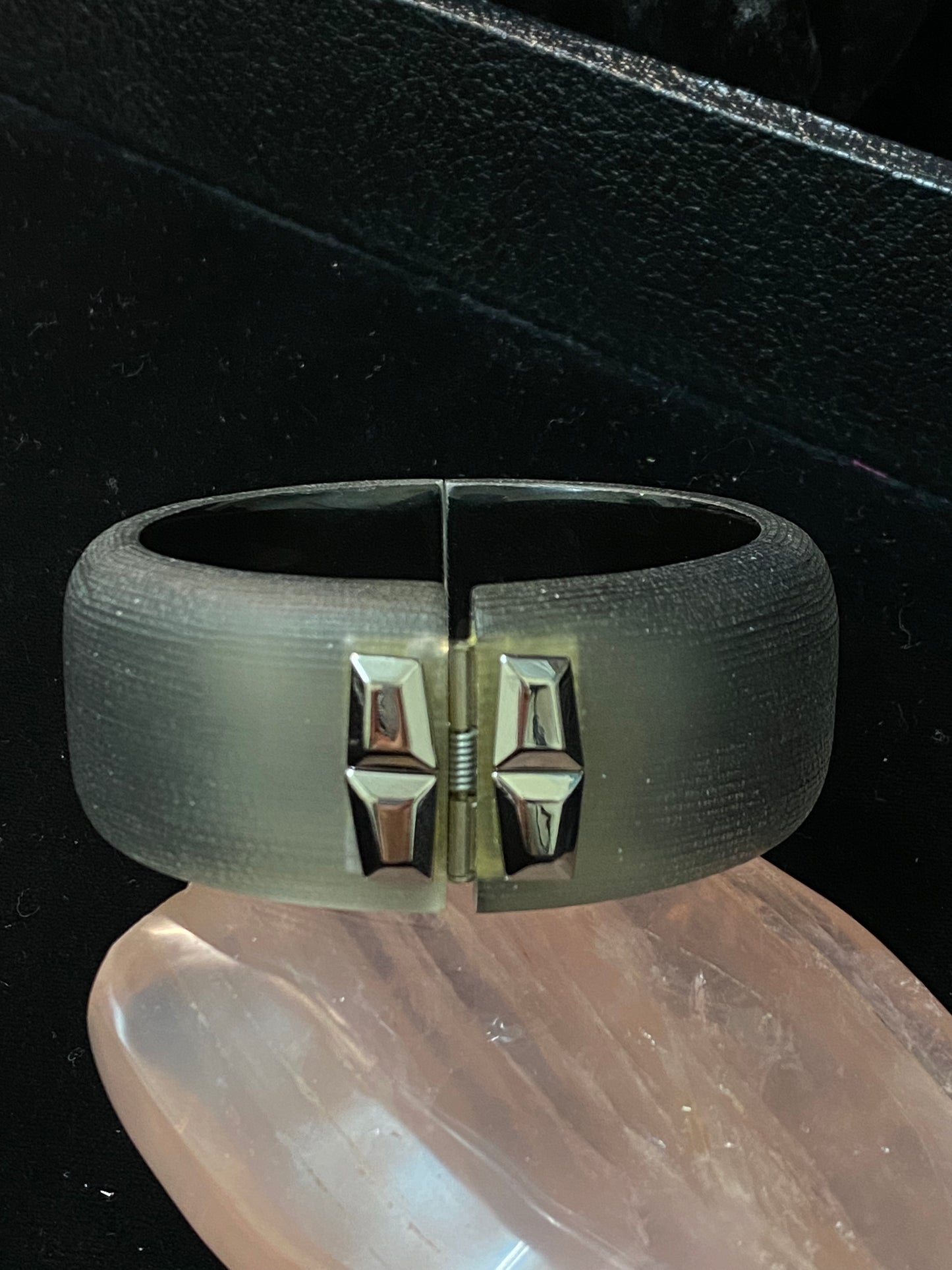 Bittar Large Grey Crys Brc 1219