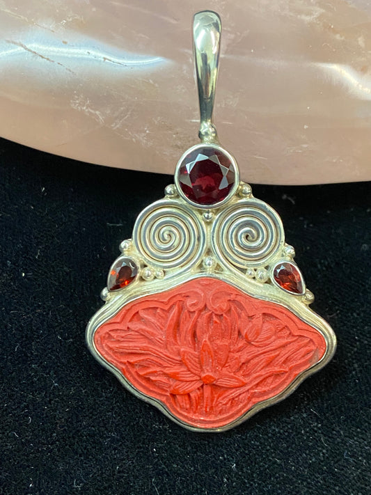 SAJEN Carved Lotus 1219