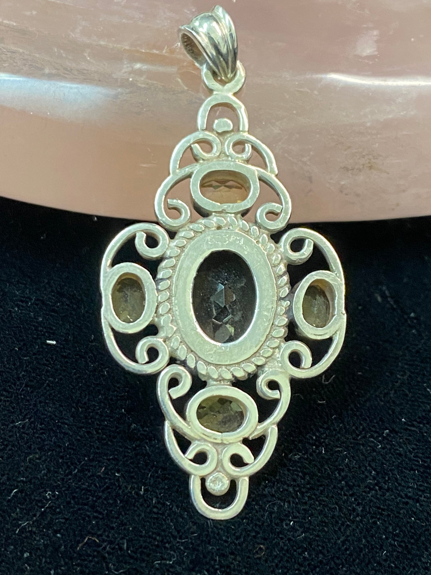 925/Citrine/SmQu Pend 1219