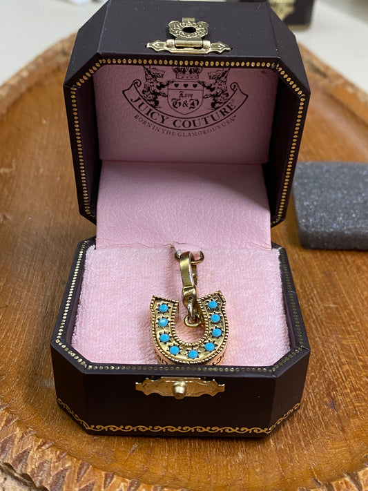 Juicy Couture Lucky Horse Shoe Charm NIB