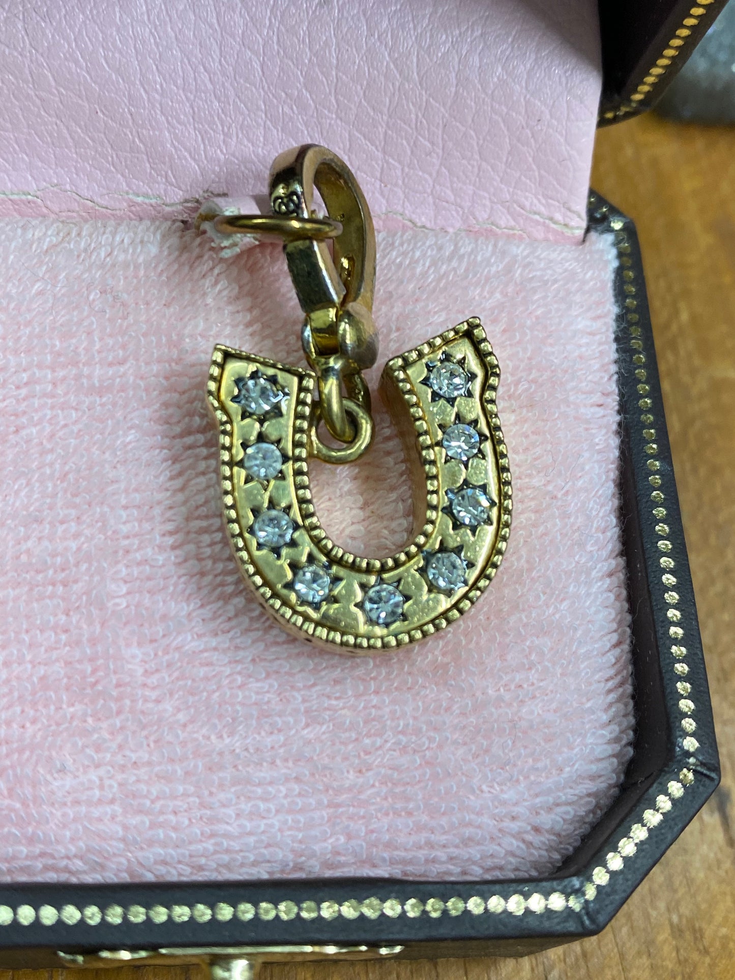 Juicy Couture Lucky Horse Shoe Charm NIB