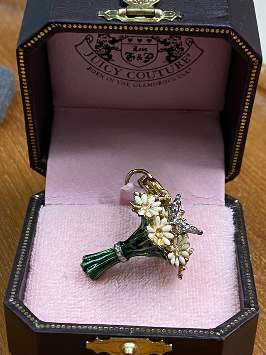 Juicy Couture Bouquet Charm NIB
