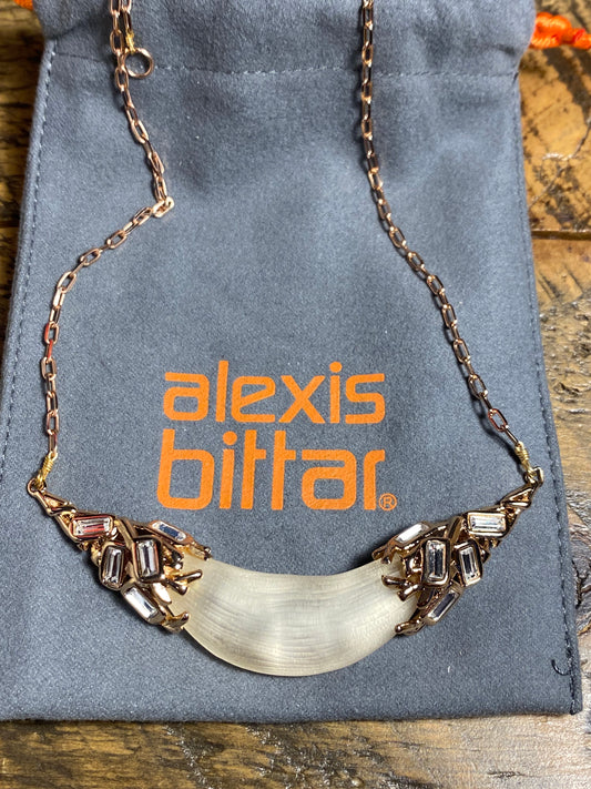 Alexis Bittar Lucite Crystal Necklace