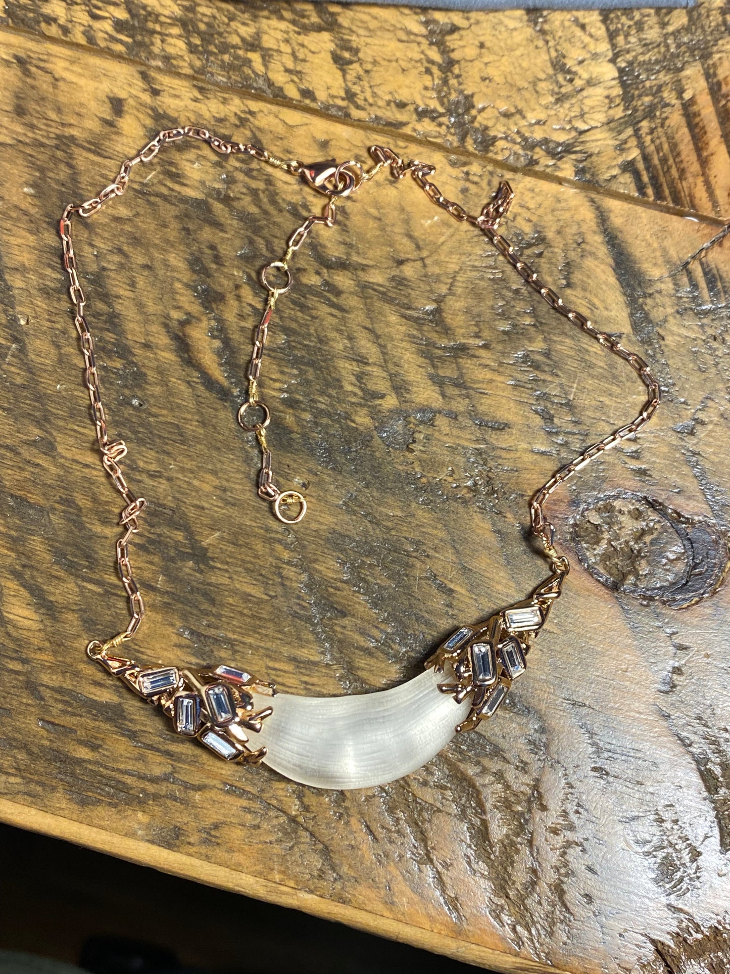 Alexis Bittar Lucite Crystal Necklace