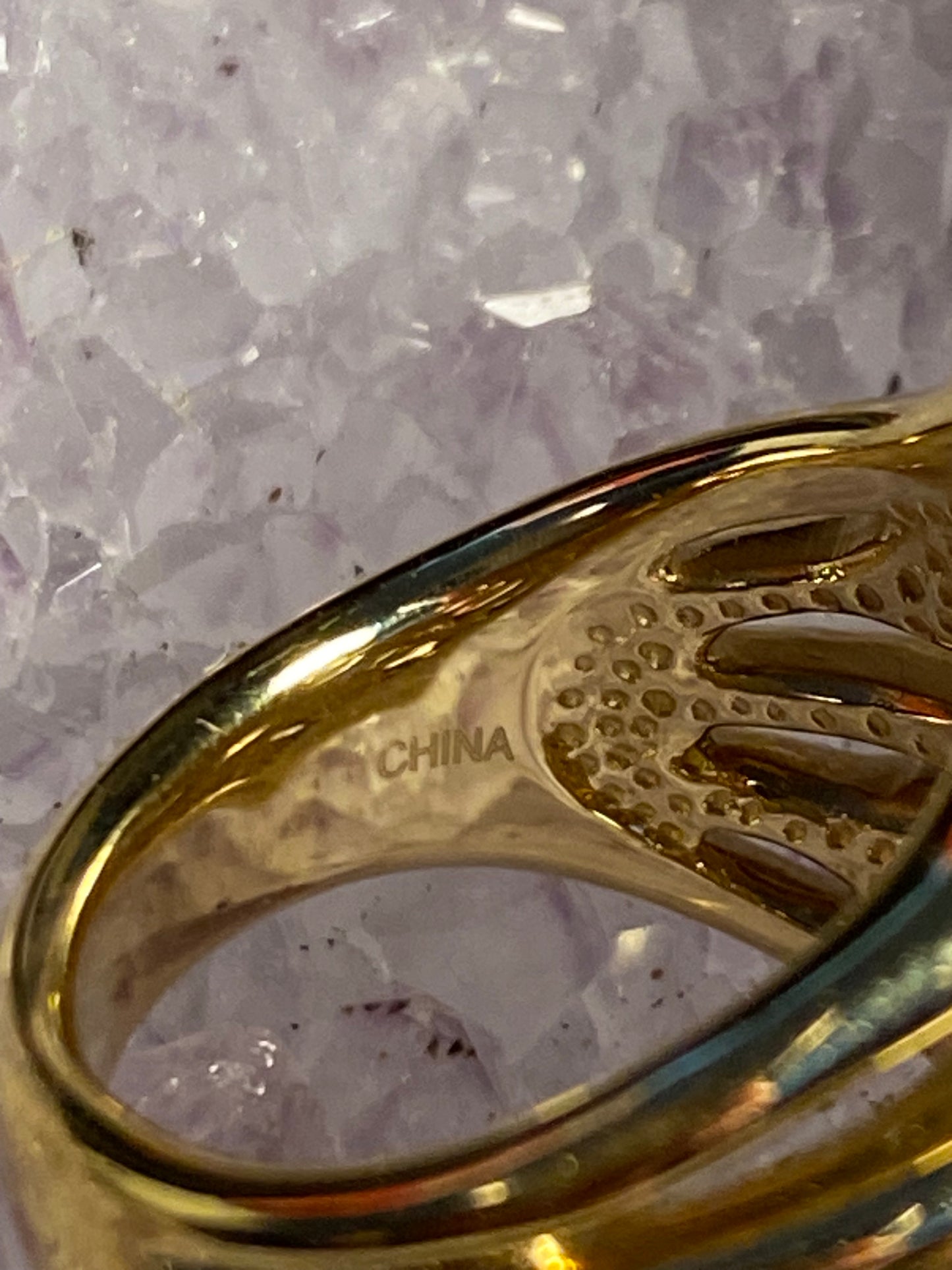 Gold-Filled Multi-Stone Ring Size 8