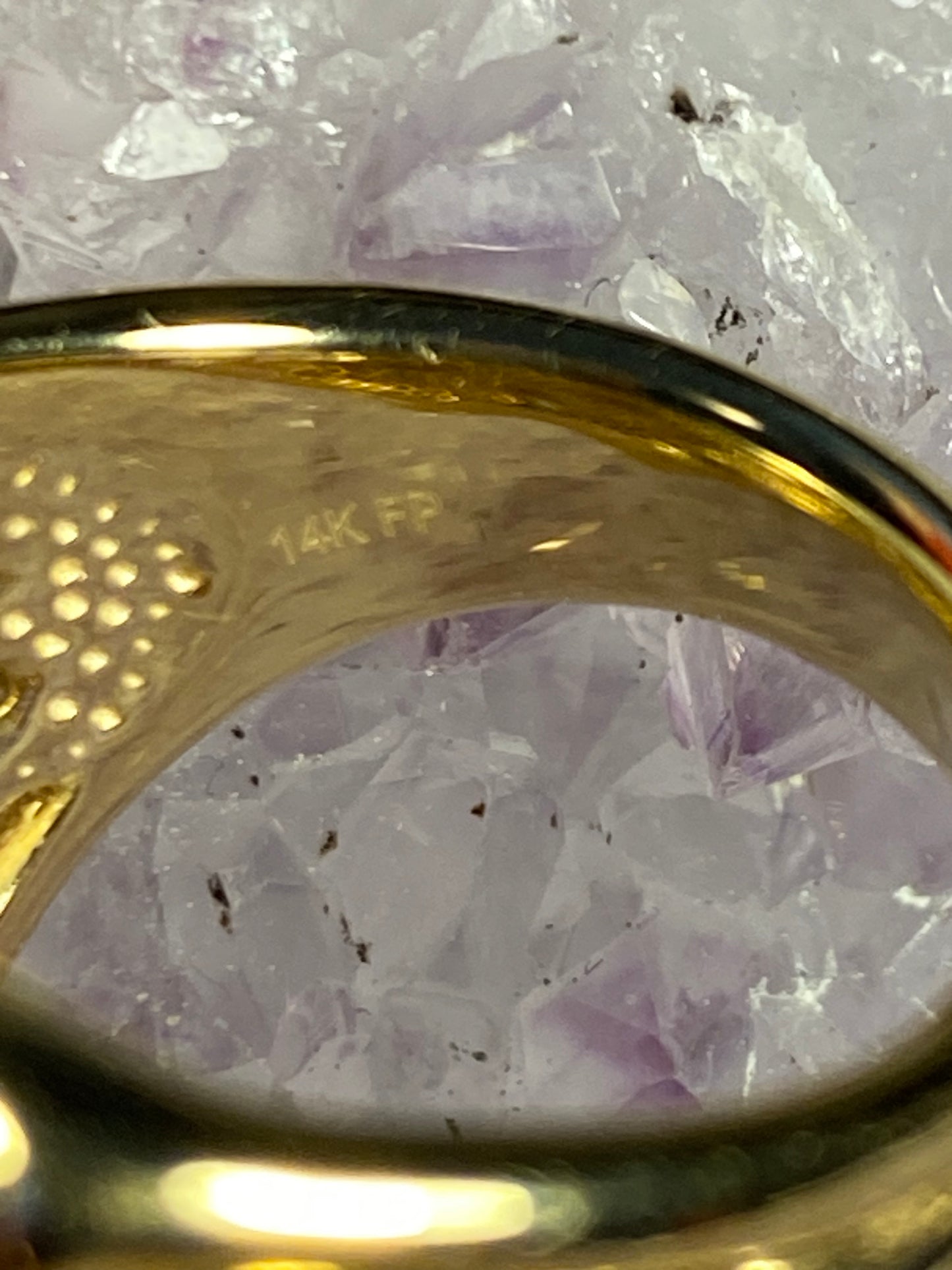 Gold-Filled Multi-Stone Ring Size 8