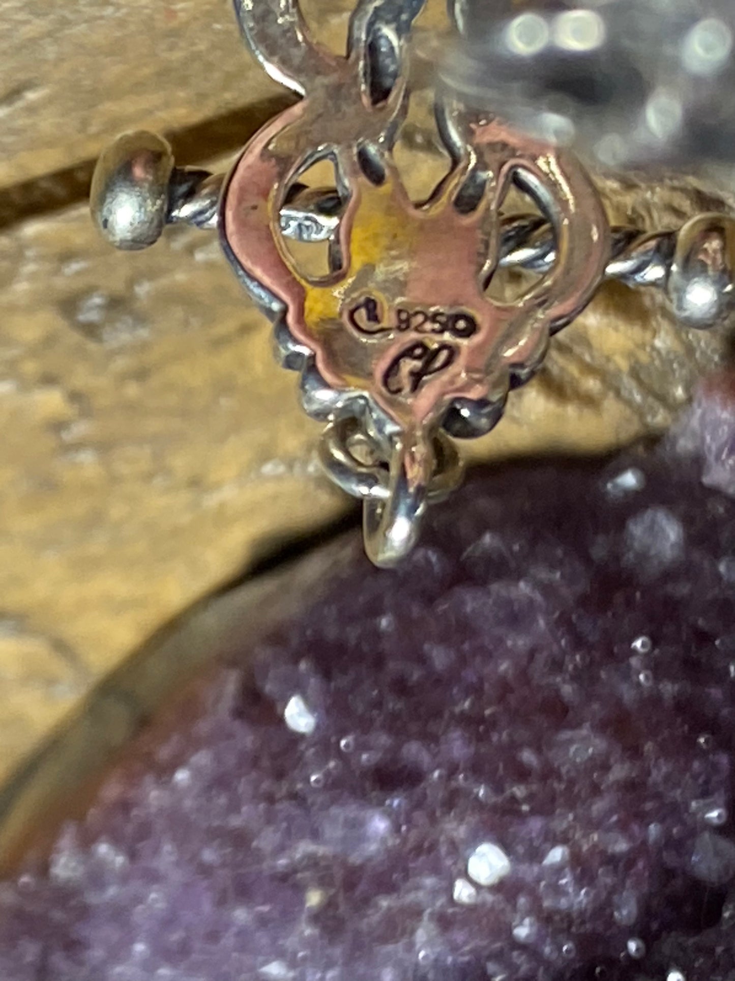 Carolyn Pollack Relios 925 Yellow Jasper Bracelet