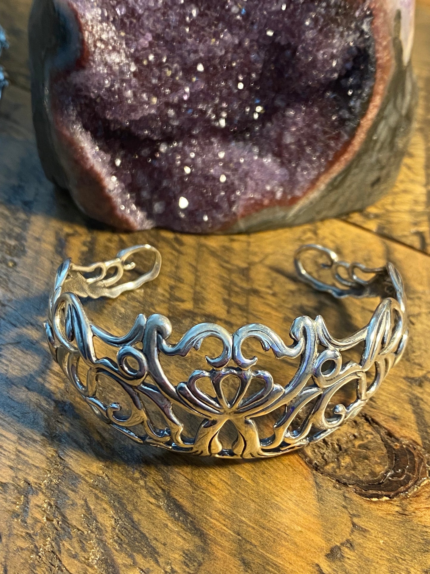Carolyn Pollack Art Nouveau Style 925 Cuff