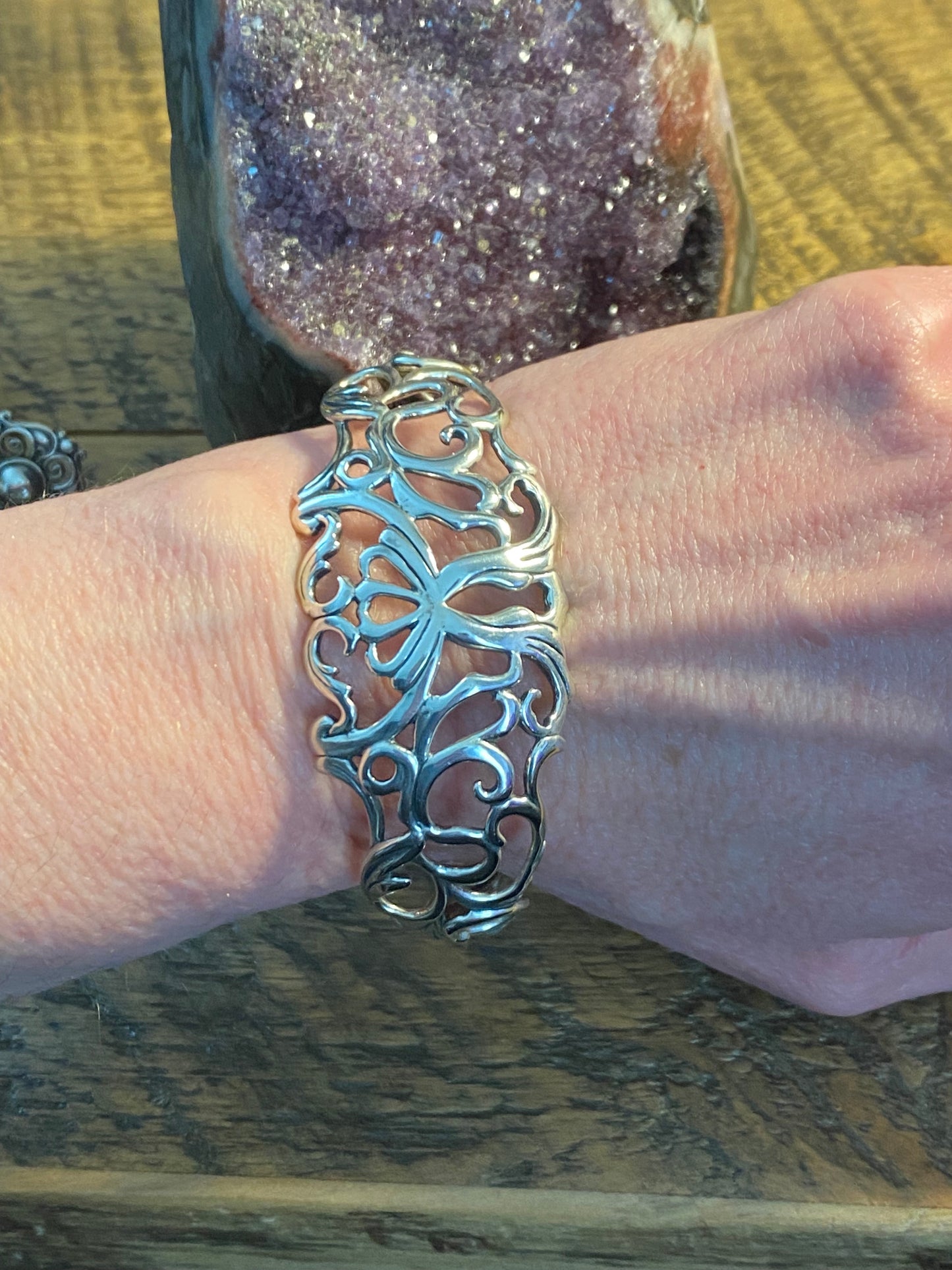 Carolyn Pollack Art Nouveau Style 925 Cuff