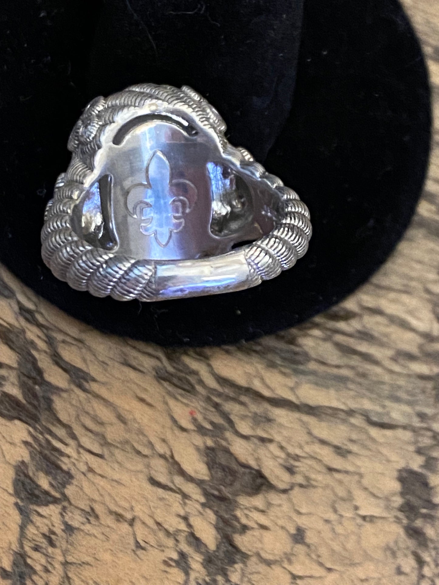 Judith Ripka Clear Quartz/White Agate/925 Ring Size 7.25