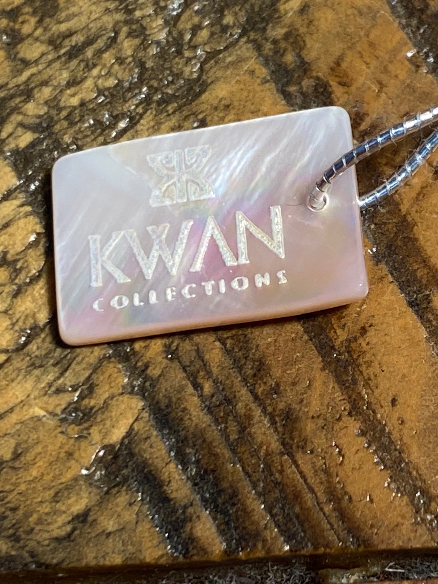 Kwan Collections Pearls/Carved Coral Necklace NWT