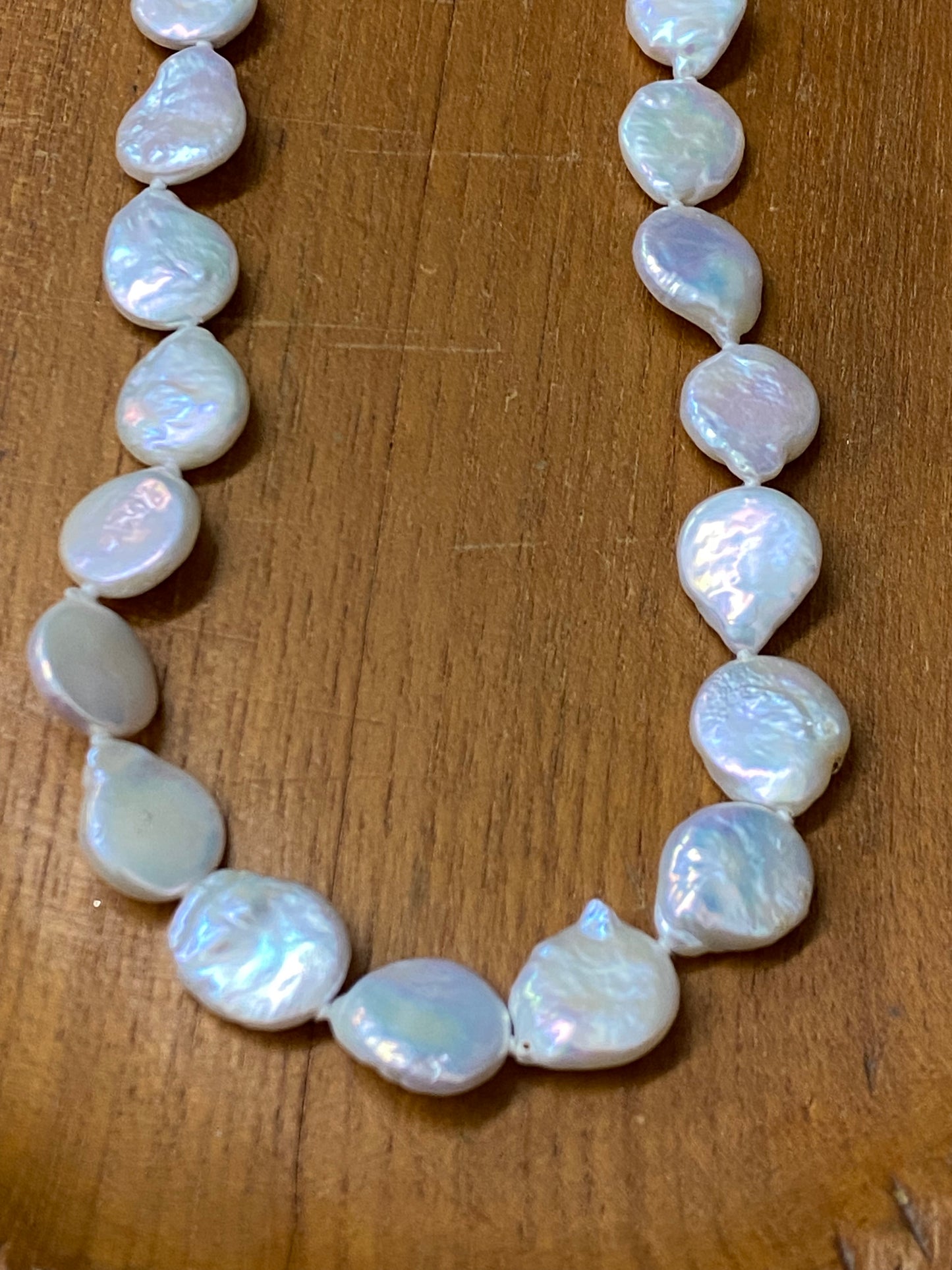 925/Coin Pearl Necklace