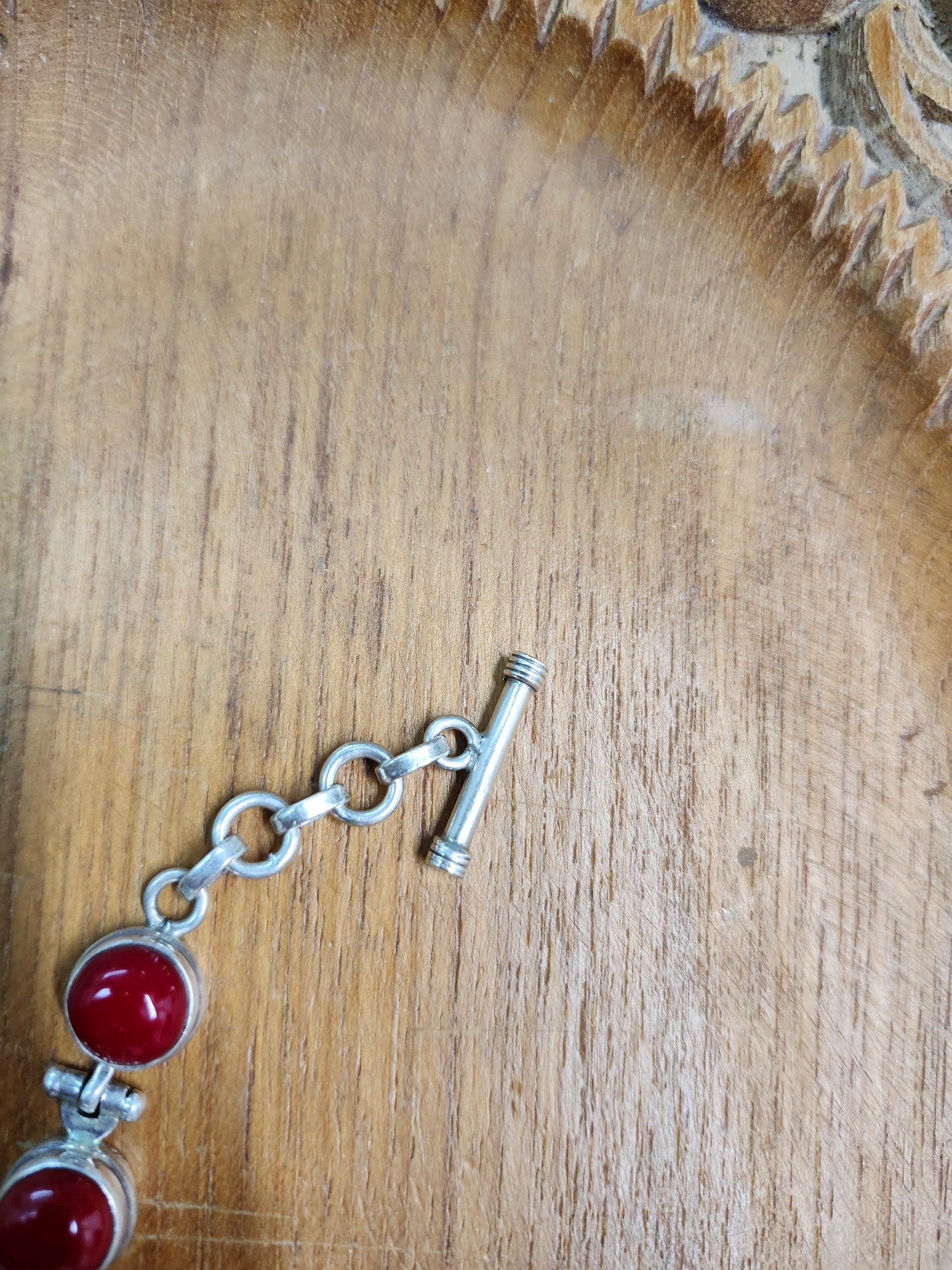925 Red Jasper Bracelet