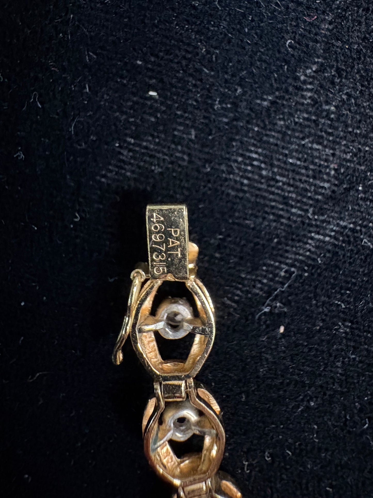 Vintage 14K/Diamond Tennis Brc 0825
