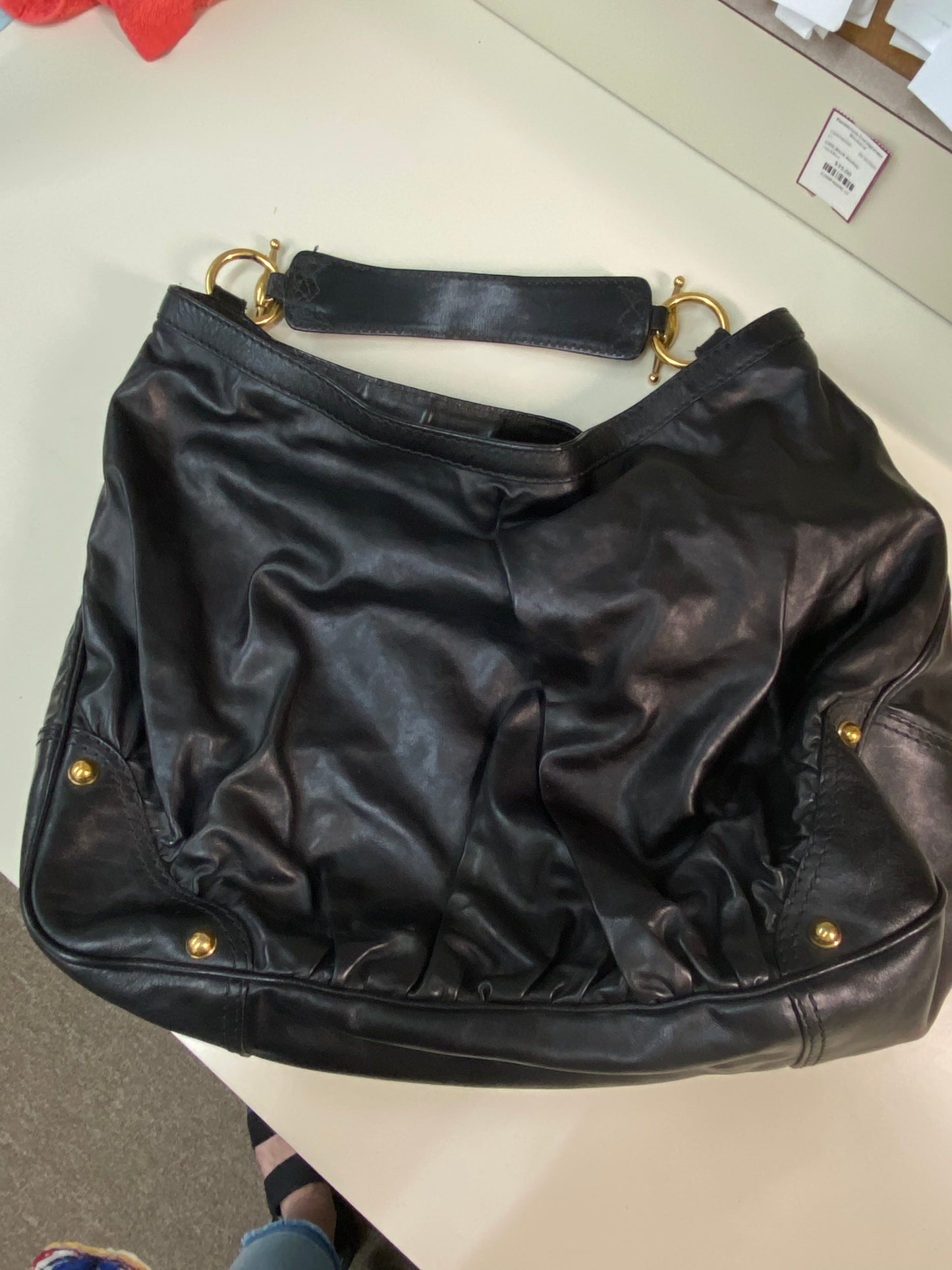 GUCCI Jockey Hobo Bag (AUTH)
