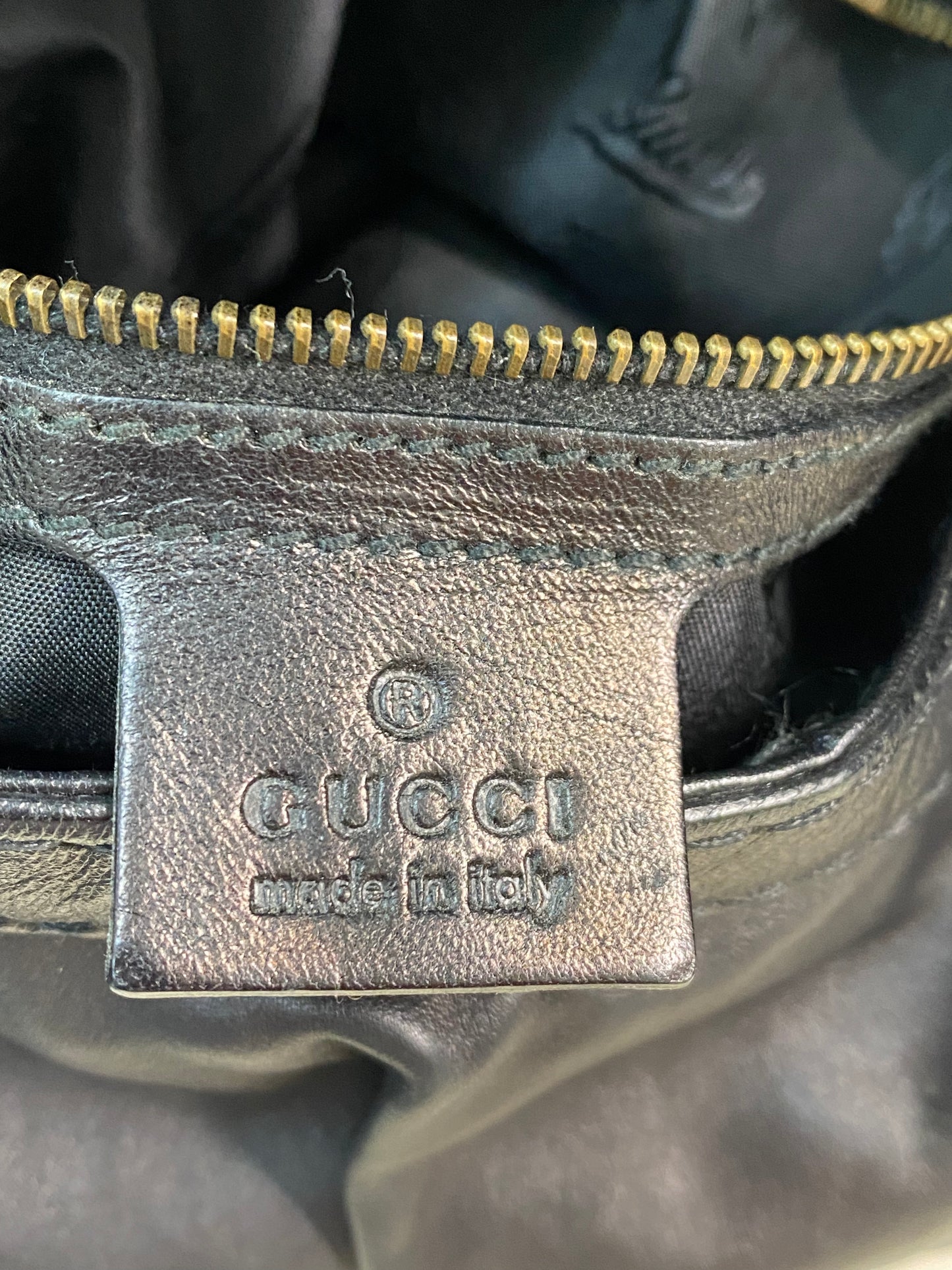GUCCI Jockey Hobo Bag (AUTH)