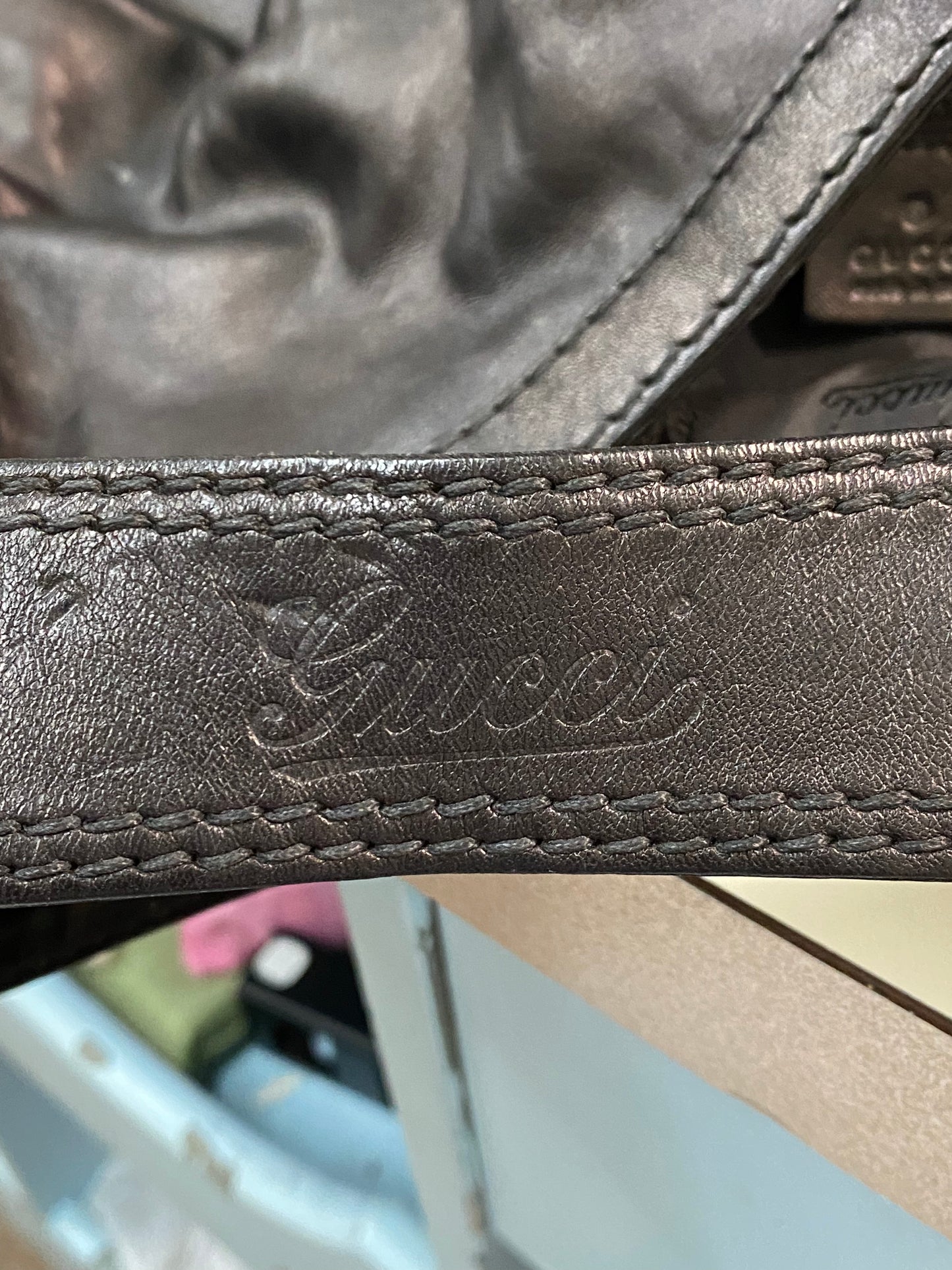 GUCCI Jockey Hobo Bag (AUTH)